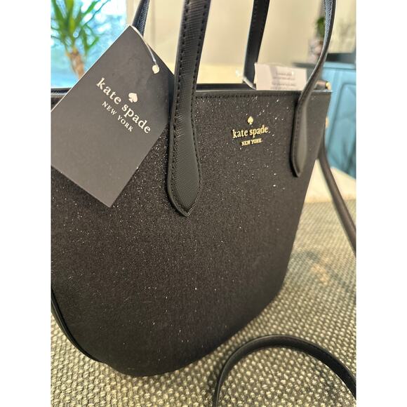Kate Spade Glitter Small Satchel Crossbody Bag - Picture 6 of 10